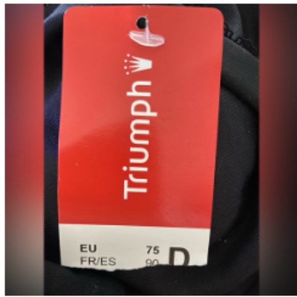 NWT Triumph BLK Unlined Underwire, 34D *P1022 - Picture 9 of 9